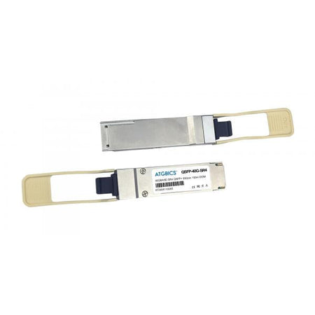 ATGBICS AFBR-79EIDZ-C modulo del ricetrasmettitore di rete Fibra ottica 40000 Mbit/s QSFP+ 850 nm (AFBR-79EIDZ Avago Broadcom compatible Transceiver QSFP+ 40GBase-SR4 [850nm MMF 150m MPO-12 DOM])
