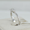 Anello donna trilogy Mirco Visconti in oro bianco con diamanti