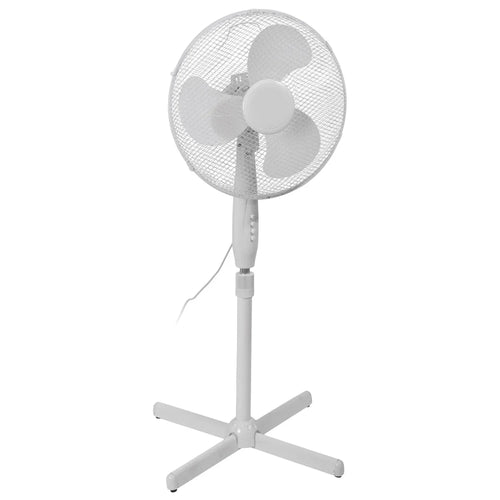 Ventilatore a piantana 3 velocità, pala da Ø 40 cm altezza regolabile h 125 cm