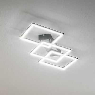 Applique led Gea Luce AFRODITE PM lampada parete soffitto moderna