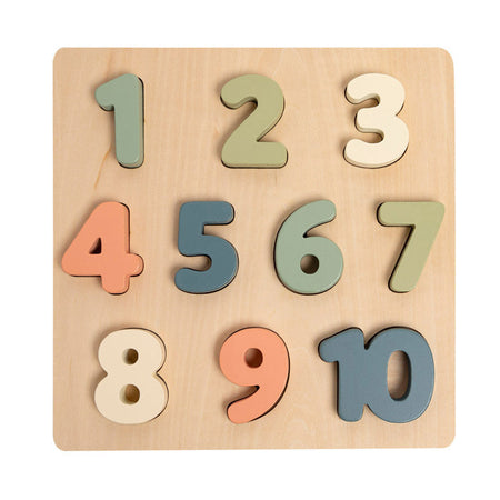 Gioco puzzle educativo in legno numeri Pearhead - Legno