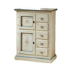 MOBILI 2G - Credenza dispensa 2 porte 5 cassetti Legno grezzo 75x40x100 (5000)