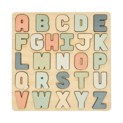 Gioco puzzle educativo in legno alfabeto Pearhead - Legno