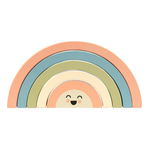Gioco in legno impilabile arcobaleno Pearhead - Legno
