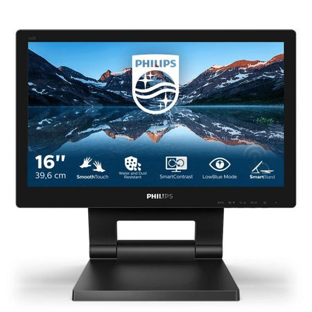 Philips 162b9t/00 monitor pc 39,6 cm (15.6\") 1366 x 768 pixel hd lcd touch screen nero
