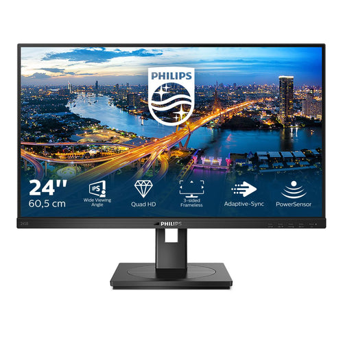 Philips b line 245b1/00 led display 60,5 cm (23.8\) 2560 x 1440 pixel quad hd nero