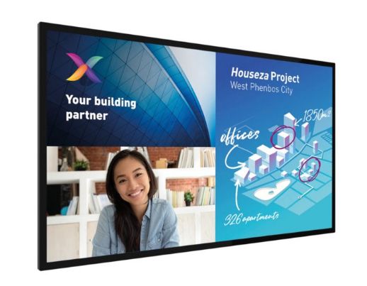 Philips 86bdl8051c/00 visualizzatore di messaggi 2,18 m (86\") 350 cd/m² 4k ultra hd nero touch screen android 9.0