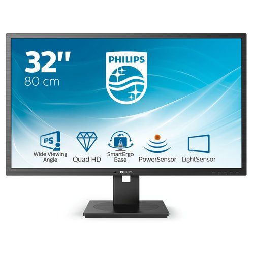 Philips b line 325b1l/00 monitor pc 80 cm (31.5\) 2560 x 1440 pixel 2k ultra hd lcd nero