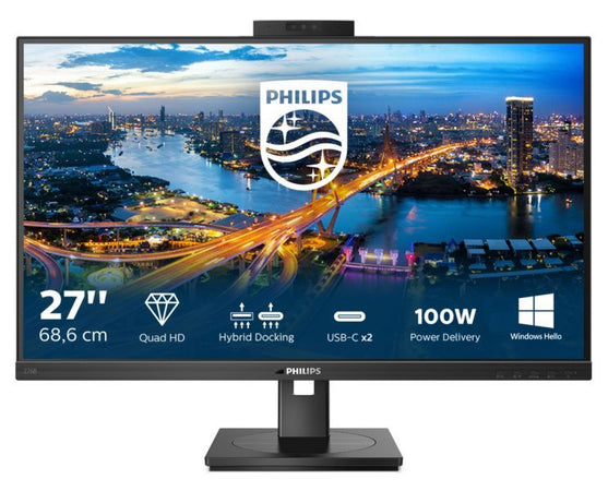 Philips b line 276b1jh/00 monitor pc 68,6 cm (27\") 2560 x 1440 pixel quad hd lcd nero