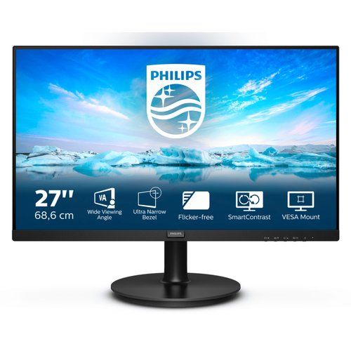 Philips v line 271v8la/00 led display 68,6 cm (27\) 1920 x 1080 pixel full hd nero - PHIMO000152