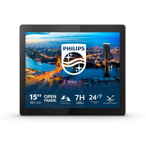 Philips b line 152b1tfl/00 monitor pc 38,1 cm (15\) 1024 x 768 pixel led touch screen nero
