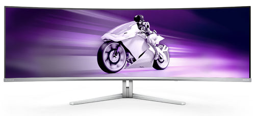 Philips evnia 8000 49m2c8900/00 monitor pc 124,2 cm (48.9\) 5120 x 1440 pixel dual qhd qd-oled bianco