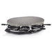 Princess 162720 raclette 8 oval stone grill party - 01.162720.01.001