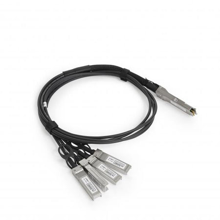 ATGBICS CAB-Q-S-1M-C cavo InfiniBand e in fibra ottica QSFP+ 4x SFP+ DAC Nero (Arista compatible Direct Attach Copper Breakout Cable 40GBase-CU QSFP+ to 4x10GBase-CU SFP+ [Passive Twinax, 1m])