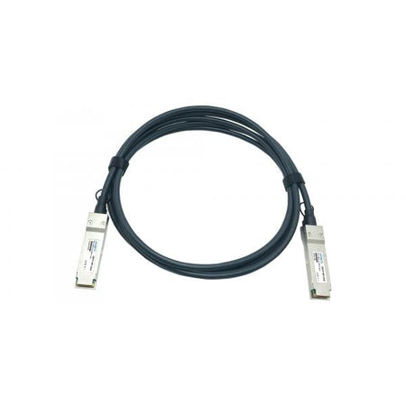 ATGBICS MC2206130-001-C cavo InfiniBand e in fibra ottica 1 m QSFP+ DAC Nero (NVIDIA Mellanox? compatible Direct Attach Copper Cable 40GBase-CU QSFP+ [Passive Twinax, 1m])