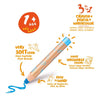 Carioca Baby Crayons 3 in 1 Pastelloni Colorati 6 Pezzi