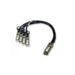 ATGBICS X4DACBL1-C cavo InfiniBand e in fibra ottica 1 m QSFP+ 4x SFP+ DAC Nero (Intel compatible Direct Attach Copper Breakout Cable 40GBase-CU QSFP+ to 4x10GBase-CU SFP+ [Passive Twinax, 1m])