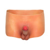 Penis Boxer strap on con pene fallo realistico indossabile 100% silicone da 18 cm