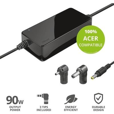 Trust 23391 adattatore e invertitore interno 90 w nero