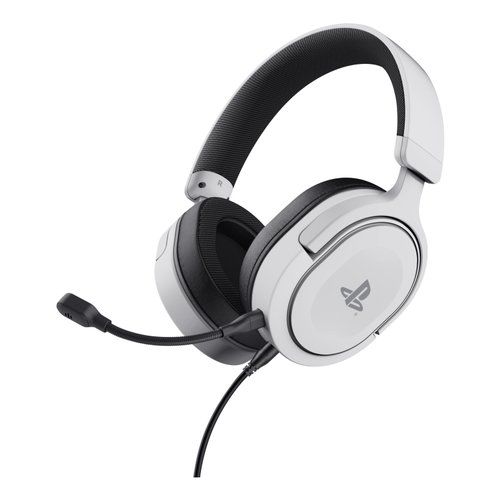 Trust gxt 498 forta auricolare cablato a padiglione gaming nero, bianco - 24716