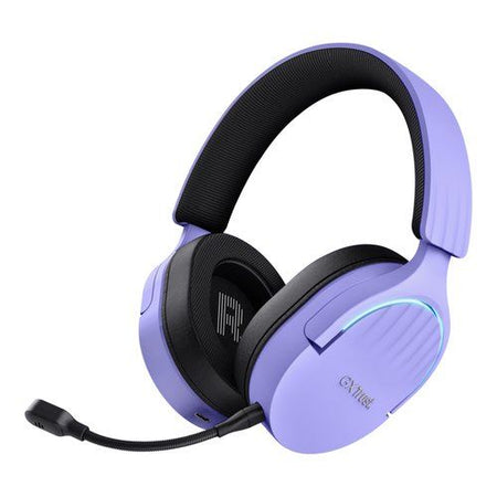 Trust gxt 491p fayzo auricolare con cavo e senza cavo a padiglione gaming usb tipo a bluetooth nero, viola - 25305