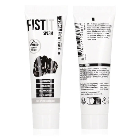 Lubrificante intimo anale vaginale a base d’acqua tipo sperma umano maschile 25 ml