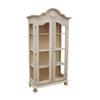 MOBILI 2G - Vetrina 2 Porte 3 ripiani Legno Grezzo 103x45x197 (958)