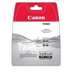Canon cartuccia d'inchiostro nero pgi-520bk (confezione doppia) - 2932B012