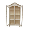 MOBILI 2G - Vetrina 2 Porte 3 ripiani Legno Grezzo 103x45x197 (958)