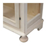 MOBILI 2G - Vetrina 2 Porte 3 ripiani Legno Grezzo 103x45x197 (958)