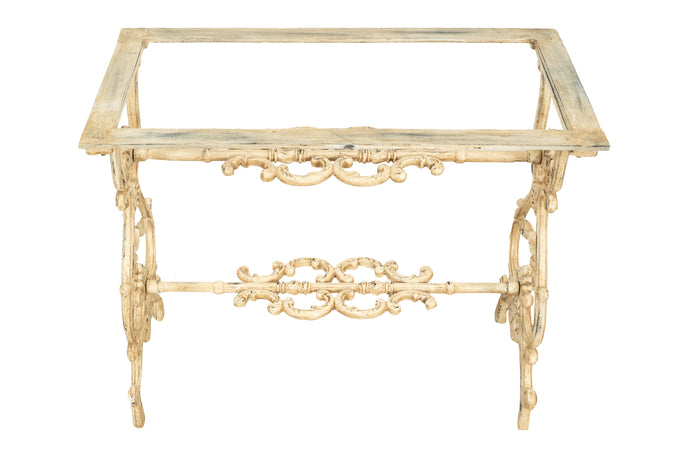 Biscottini Biscottini Base Tavolo Ghisa Anticata Robusta Stabile Supporto Piani 86x43x72