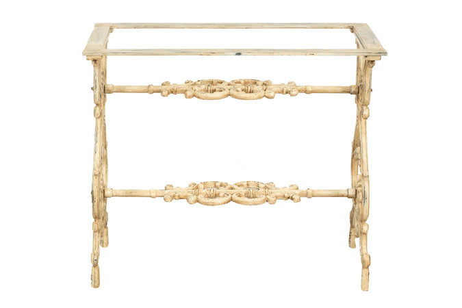 Biscottini Biscottini Base Tavolo Ghisa Anticata Robusta Stabile Supporto Piani 86x43x72