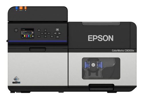 Epson colorworks c8000e (bk) stampante per etichette (cd) ad inchiostro a colori 600 x 1200 dpi 300 mm/s con cavo e senza cavo collegamento ethernet lan - C31CL02102BK