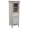 MOBILI 2G - Vetrina 2 Porte 1 cassetto Legno Grezzo 54x45x150 (738)