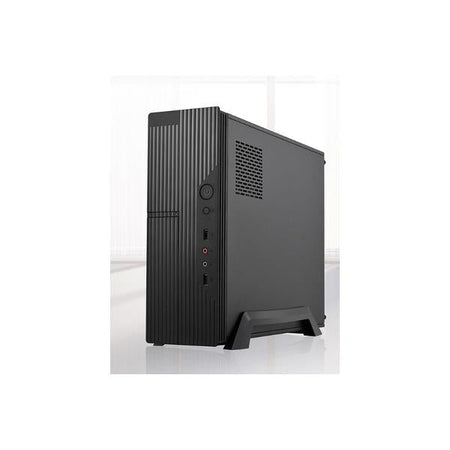 Case Slim Micro ATX/ITX Tecno Mod.TC-S3 - Alimentatore 500W - Ottima Struttura - Dimensioni ridotte - USB 2.0 / 3.0 + MIC + HD audio frontali - Nero