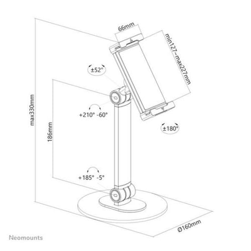 Neomounts ds15-540bl1 supporto per tablet 4.7-12.9\ - universale
