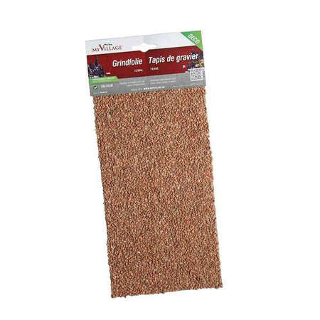 Ghiaia in fogli per villaggio di Natale e presepe, da 30 x 14 cm