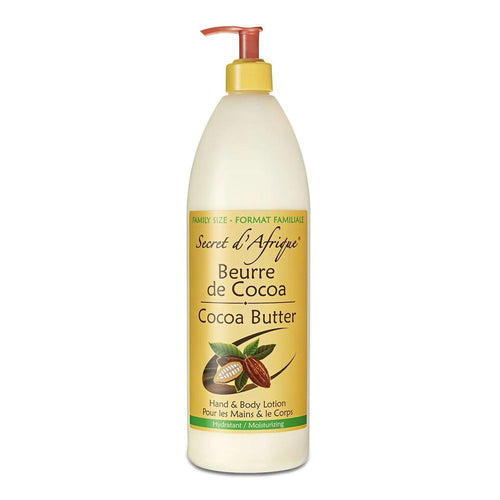 SECRET D'AFRIQUE COCOA BUTTER 1 LIT HYDRATANT/MOISTURIZING PER HAND & BODY LOTION