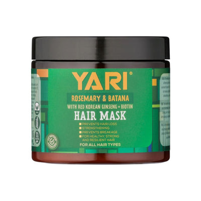 YARI ROSEMARY & BATANA WITH RED KOREAN GINSENG + BIOTIN HAIR MASK PER CAPELLI