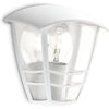 CREEK-Applique per esterno in metallo H19,5cm Bianco Philips