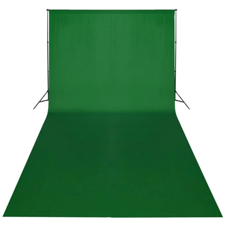 Fondale in Cotone Verde senza Supporto 600x300 cm per Croma Key