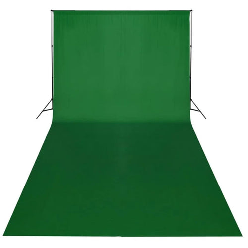 Fondale in Cotone Verde senza Supporto 600x300 cm per Croma Key