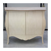 MOBILI 2G - Credenza sagomata 2 porte Legno grezzo 120x54x94 (2146)