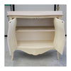 MOBILI 2G - Credenza sagomata 2 porte Legno grezzo 120x54x94 (2146)
