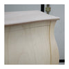 MOBILI 2G - Credenza sagomata 2 porte Legno grezzo 120x54x94 (2146)