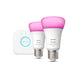 Philips hue white and color ambiance starter kit bridge + 2 lampadine smart e27 75w - 929002468810