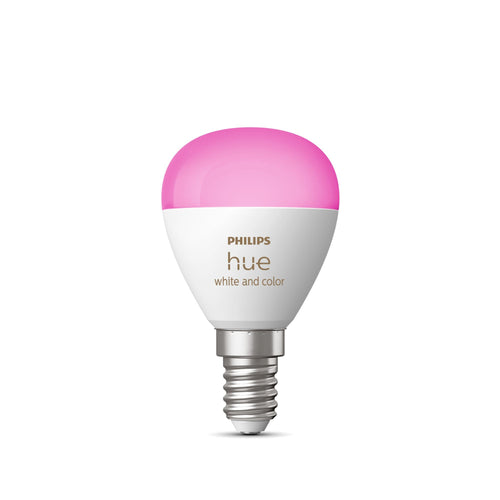 Philips hue white and color ambiance sferetta - lampadina connessa e14