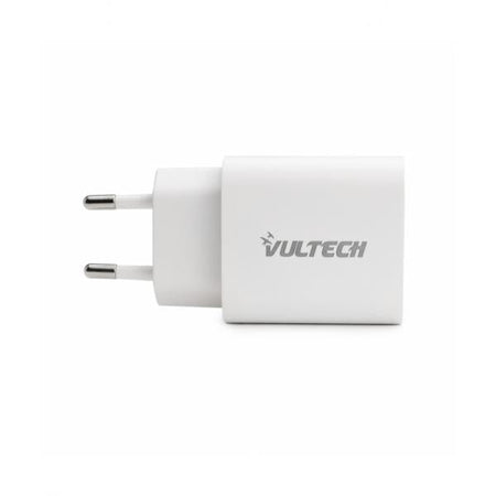 VULTECH CC-118QCLWH - ALIMENTATORE USB 3.0 QUICKCHARGE 18W - BIANCO