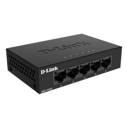 D-LINK DGS-105GL - DESKTOP SWITCH 5 PORTE GIGABIT NON GESTITE