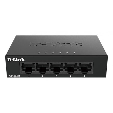 D-LINK DGS-105GL - DESKTOP SWITCH 5 PORTE GIGABIT NON GESTITE